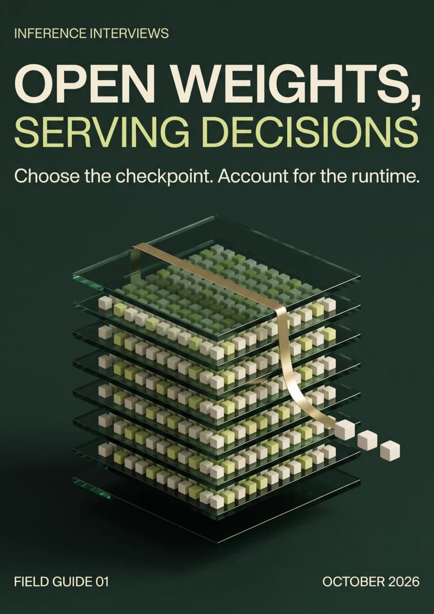 Cover of Open Weights, Serving Decisions